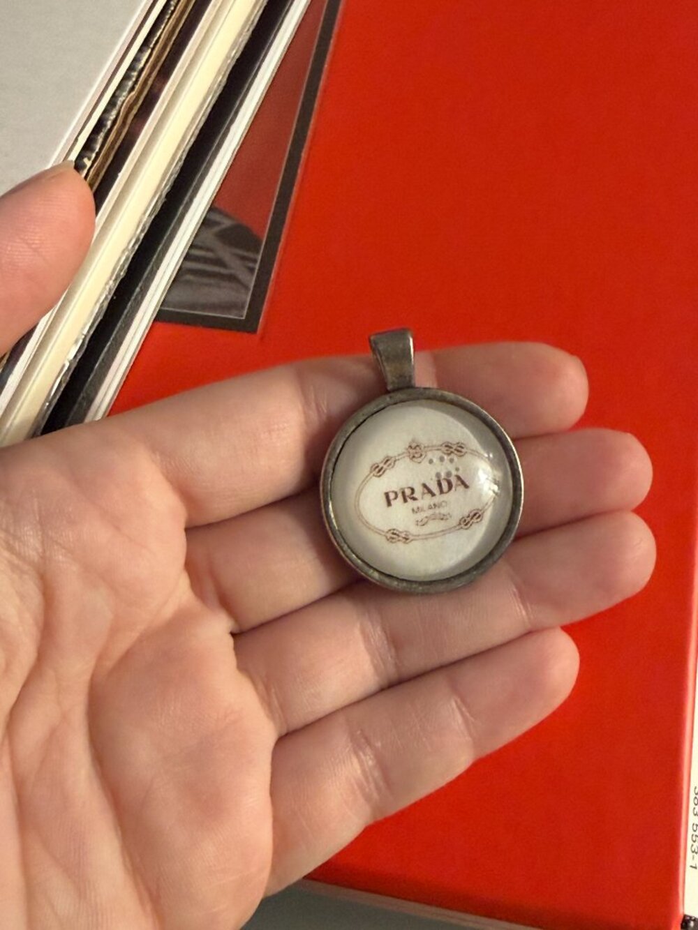Vintage Prada Pendant Charm Keychain Accessory - Picture 3 of 6